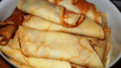 блины царские с красной рыбой