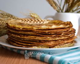Диетические овсяные блины
