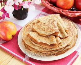 Гречневые блины тонкие