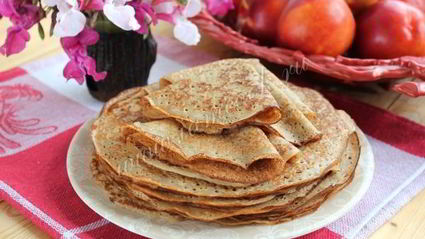 гречневые блины тонкие