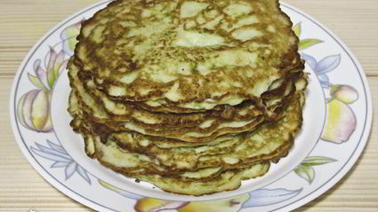 кабачковые блины на кефире