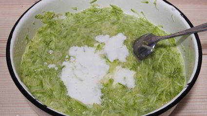 кабачковые блины на кефире