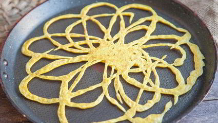 малазийские кружевные блины роти джала