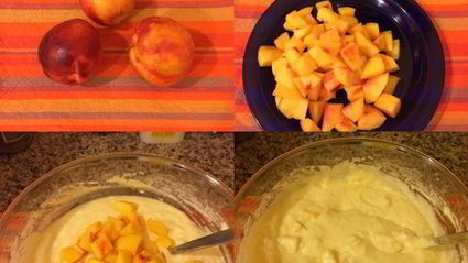 панкейки с нектаринами