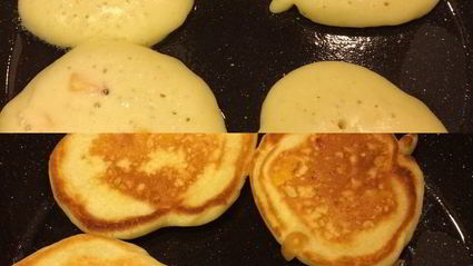 панкейки с нектаринами