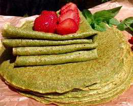 Шпинатные блины