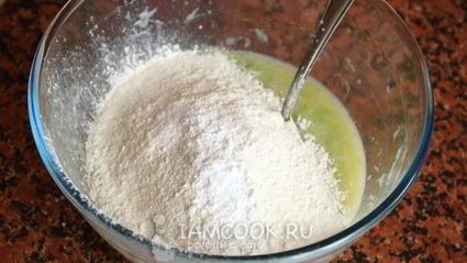 сладкие кабачковые блинчики