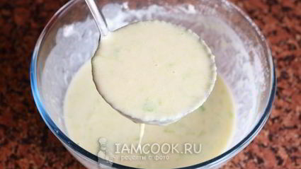 сладкие кабачковые блинчики