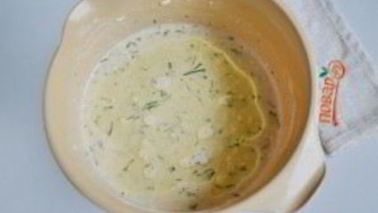 сырные блины с укропом