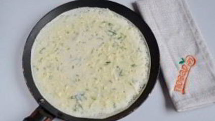 сырные блины с укропом