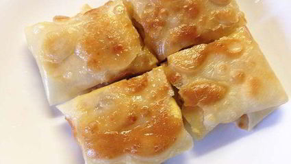 тайские блинчики роти с бананом