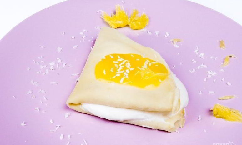 Рецепт тропических блинчиков