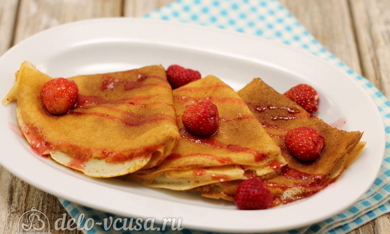 Рецепт творожных блинов