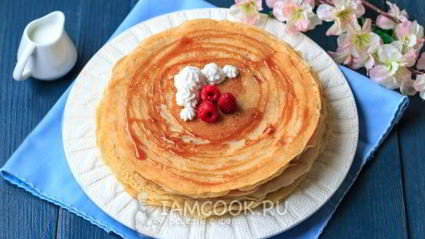 вегетарианские блины