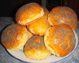 Булочки на воде с маком