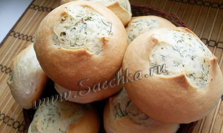 Рецепт булочек с укропом