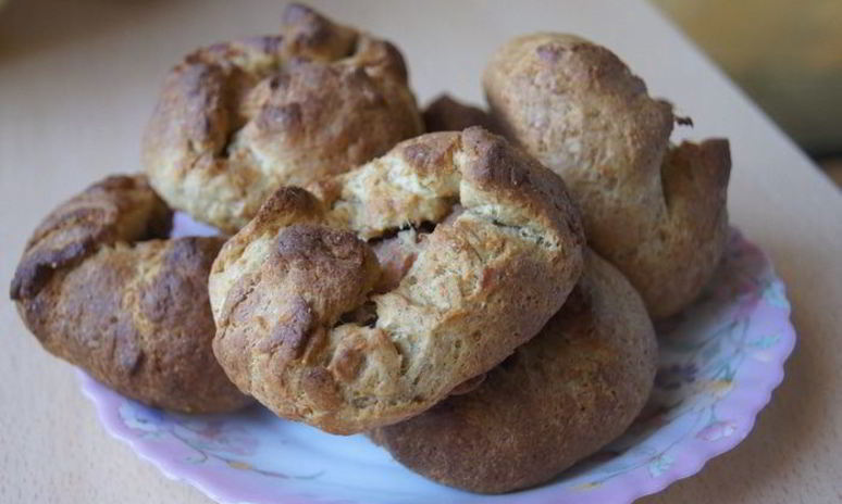 Рецепт булочек с яблоками