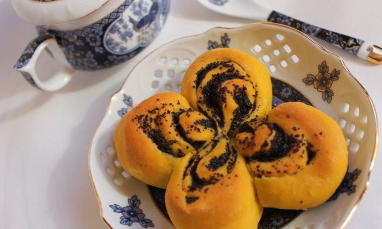 Рецепт булочек тыквенных цветочки