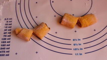 булочки тыквенные цветочки