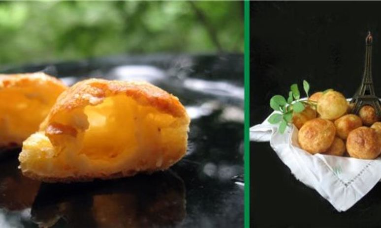 Рецепт гужеров — крошечных булочек из заварного теста с сыром