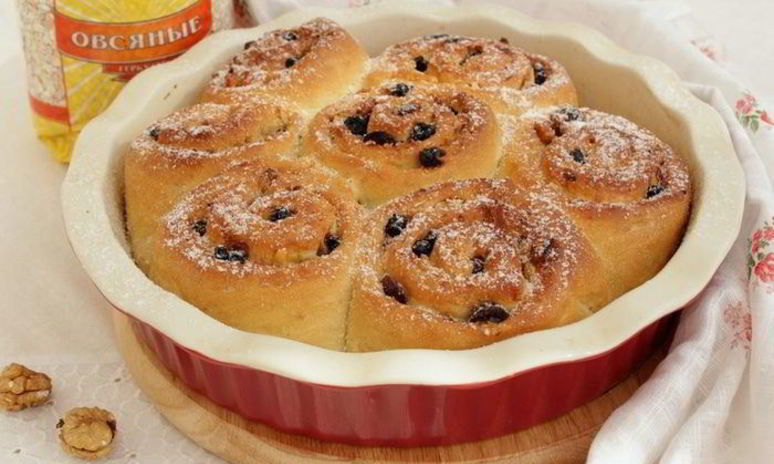 Рецепт овсяных булочек