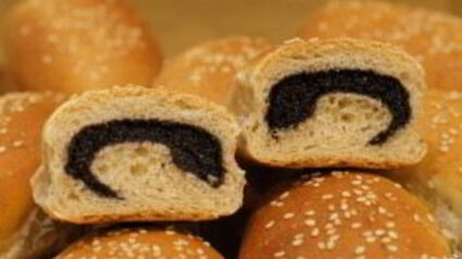 постные булочки с маком