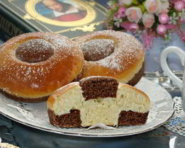 Сдобные булочки с какао