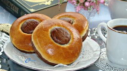 сдобные булочки с какао