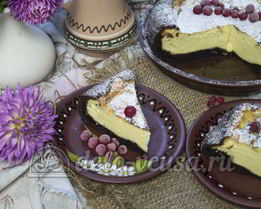 Шоколадная королевская ватрушка