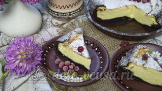 Шоколадная королевская ватрушка