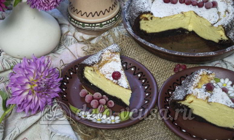 Рецепт шоколадной королевской ватрушки