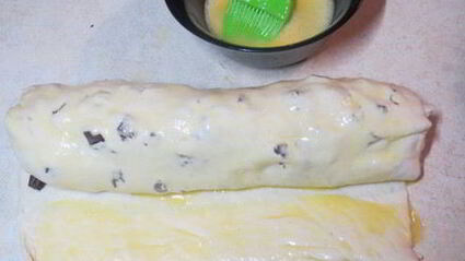 шоколадно-банановые булочки улитки