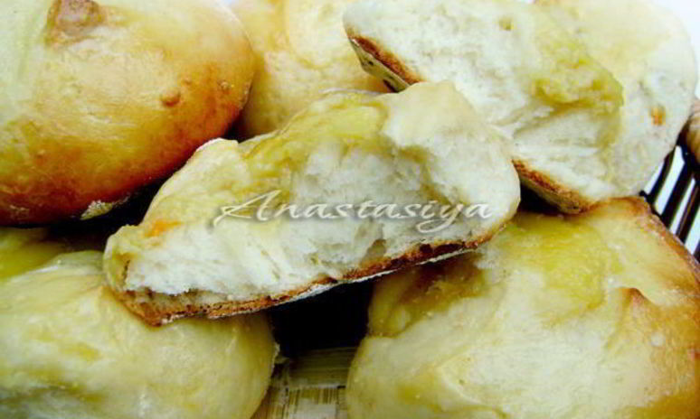 Рецепт цитрусовых булочек с апельсиново-лимонным курдом