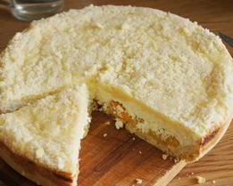 Творожная королевская ватрушка с курагой