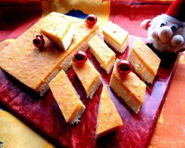 Ватрушка под мармеладом из хурмы