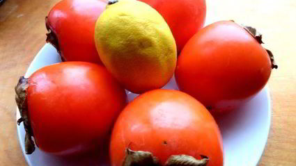 ватрушка под мармеладом из хурмы