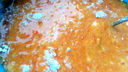 ватрушка под мармеладом из хурмы