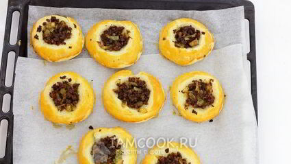 ватрушки с мясом