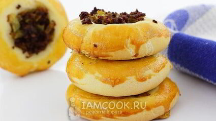 ватрушки с мясом