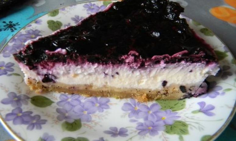 Рецепт черничного чизкейка с розмарином