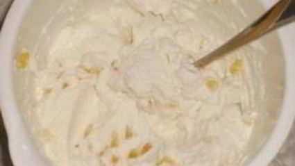 чизкейк без выпечки с персиками