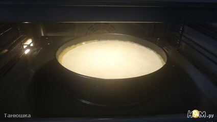 чизкейк из творога с черничным топпингом