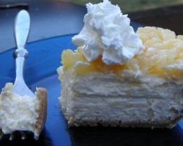 Чизкейк с ананасами