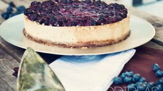 Чизкейк с черникой