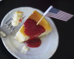 Чизкейк с маскарпоне и рикоттой на сливках