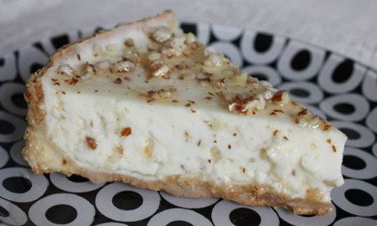 Рецепт чизкейка с пралине из грецких орехов