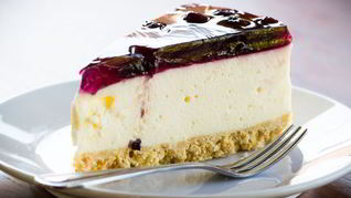 Чизкейк с ягодами