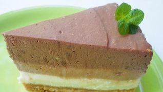 Чизкейк Три шоколада