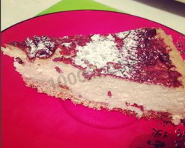 Диетический банано-творожный чизкейк