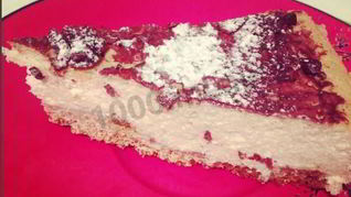 Диетический банано-творожный чизкейк